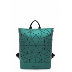 ''tiles'' backpack green metallic